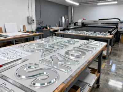 Laser cutting for sign making industry